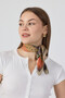 Silk Textured 100% Cotton Patterned Scarf - 4