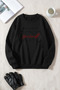 Unisex Inyourself Printed Crew Neck Sweatshirt