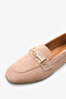 Nikolas Women's Ballerinas with Genuine Leather Accessories - Mink Suede - 5