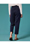Elastic Waist Lace-Up Carrot Cut Pants - 3