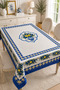 Tableclothlemon Garden Rectangular Tablecloth 155X220 cm – Decorative Tablecloth with Lemon and Floral Pattern - 4