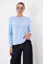 Women's Crew Neck Bearded Knitwear Knitted Sweater 265012 - - 4