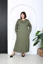 Women's Stone Printed Plus Size Dress - 3