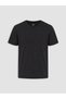 Peak New Season Black Crew Neck Men's T-Shirt - 4