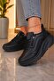 Women's 5 cm Heeled, Thick Platform Sole, Stylish, Lace-Up Sneaker