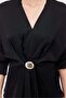 Women's Metal Buckle Detailed Blouse - 6