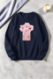 Unisex Perfume Detailed Printed Crew Neck Sweatshirt