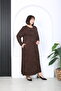 Women's Stone Printed Plus Size Dress - 5