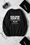 Unisex Golden Hour Printed Crew Neck Sweatshirt
