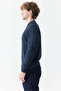 Men's Polo Neck Patterned Knitwear Sweater - 3