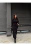 Crew Neck Ribbed Long Sleeve Fitted Long Maxi Knit Dress Aw26El0001 - 4