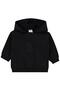 Rabbit Printed Hooded Basic Set for 6-18 Months - Black - 3