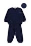Quilted 2-5 Years Old Set - Navy Blue