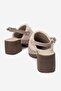 Zaronil Women's Genuine Leather Clogs Slippers Mink Suede - 3