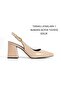 Pointed Toe, Open Back, Large Buckle, 9cm Covered Heel, New Season - 2