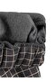 Square Patterned 6-18 Months Sweatpants - Gray - 2