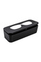 Black Glasses Box with Cover Hard Plastic Eyeglasses Carry Box for Glasses Storage Case Bag - 5