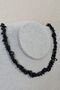 Certified Dark Blue Star Cracked Natural Stone Necklace