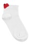 3D Heart 3-Piece Booties Socks for Girls Aged 2-12 - 2