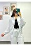 Pants with Elastic Waist and Grass Stitching, Top with Batwing Sleeves, and Elastic Waist Detail Sweatpants Set. - 2