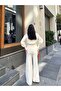 Women's Double Zippered Top and Bottom Knitwear Set - 8