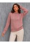 Women's Hair Braided Half Turtleneck Casual Knitwear Sweater - 4
