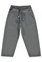Lace-Up Front Pants for 10-13 Years Old - Gray