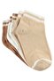Basic Natural 3-Pack Boys' Booties Socks for Ages 2-12 - 5