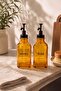 Amber Square Set of 2 Liquid Soap Dispensers 500 ml - 7