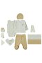 Mini Man Bodysuit Sets - Brown