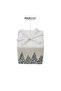 New Year's Ornament Zigzag Gift Box Silver 15 cm - 3