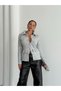 Polo Collar Gold Button Detailed Pocketed Fit Cut Long Sleeve Knitwear Jacket Cardigan Aw26Hi0017 - 2