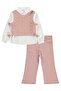 Floral Patterned Set for 2-5 Years - Pink - 5