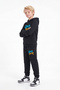 3 Thread Printed Winter Kangaroo Pocket Hooded Boys' 2-Piece Tracksuit Set 4 Pieces - 5