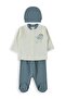 Little Miracle Bodysuit Sets - Navy Blue - 2