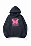Unisex Soft Textured Nobility Printed Design Oversize 3 Thread Hoodie Sweatshirt