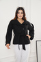 High Collar Short Lined Cashmere Coat - 5