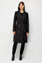 Belted Trench Coat with Flap Pockets 6021