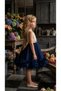 Luxury Heart Detailed Feathered Girl's Dress - 6