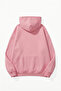 Unisex Soft Textured on Fire Risk Printed Design Oversize 3 Thread Hoodie Sweatshirt - 2
