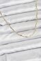 60cm Golden Brass Made Paperclip Women Necklace for Elegant Necks - 2