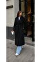 Long Cashmere Coat with Belt, Lined, Stylish Premium Winter Coat - 3