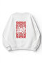 Unisex Soft Textured Talisman Printed Design Oversize 3 Thread Crew Neck Sweatshirt