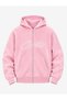 Cr .Embroidered Oversize Zipp Hoodie - 7
