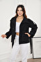 High Collar Short Lined Cashmere Coat - 4