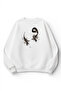 Unisex Soft Textured Sufism Printed Design Oversize 3 Thread Crew Neck Sweatshirt