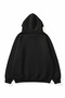 Unisex Soft Textured Two Souls in One Printed Design Oversize 3 Thread Hoodie Sweatshirt - 2