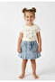Pleated Skirt 51701 Blue