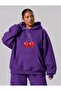3 Yarn Combed Cotton Cherry Printed Plus Size Unisex Sweatshirt Mq3