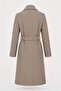 Long Cashmere Coat with Belt, Lined, Stylish Premium Winter Coat - 6